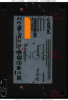 Crucial CT256M4SSD2 CT256M4SSD2 CT256M4SSD2    SATA back side