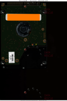 Hitachi DK23CA-20F DK23CA-20F 8WB210G32N  PHILIPPINES B/A0A3F/A PATA back side