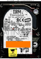 IBM Travelstar IC25N020ATDA04-0 07N7449 DEC-01 HUNGARY  PATA front side