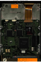 Quantum Fireball 1280S 75H8973 JUL/96 Singapore  SCSI back side