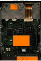 Quantum Fireball 1280S FB12S01201A Sep/96 Singapore  SCSI back side