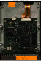 Quantum Fireball TM 3200S TM32S01202B  Japan  SCSI back side