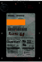 Quantum VP32210 VP32210 QM32210CP-S  U.S.A.  SCSI back side