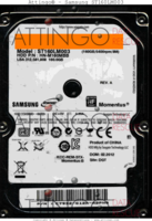 Samsung Momentus ST160LM003 C7932G12AADPWQ 02.2012 DGT  SATA front side