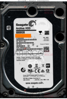 Seagate Archive HDD ST8000AS0002 1NA17Z-002 15351 TK AR13 SATA front side