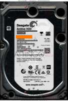 Seagate Archive HDD ST8000AS0002 1NA17Z-002 15353 TK AR13 SATA front side