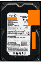 Seagate Barracuda 7200.10 ST3250820A 9BJ03E-500 07172 TK 3.AAC PATA front side