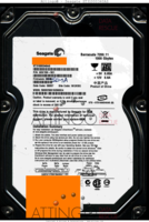 Seagate Barracuda 7200.11 ST31000340AS 9BX158-501 09087 WUXISG SD1A SATA front side