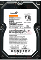 Seagate Barracuda 7200.11 ST31000340AS 9BX158-568 08455 KRATSG SD81 SATA front side