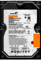 Seagate Barracuda 7200.11 ST31000340AS 9BX158-568 08463 KRATSG SD81 SATA front side