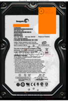 Seagate Barracuda 7200.11 ST3500320AS 9BX154-303 09222 KRATSG SD15 SATA front side