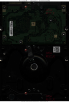 Seagate Barracuda 7200.11 ST3500320AS 9BX154-303 08377 KRATSG SD15 SATA back side