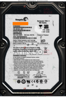 Seagate Barracuda 7200.11 ST3500320AS 9BX154-303 08375 KRATSG SD15 SATA front side