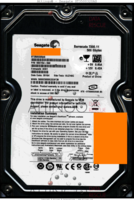 Seagate Barracuda 7200.11 ST3500320AS 9BX154-568 09164 SUZHSG SD81 SATA front side