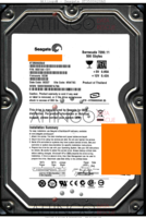 Seagate Barracuda 7200.11 ST3500620AS 9BX144-511 08337 KRATSG SD36 SATA front side