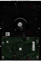 Seagate Barracuda 7200.11 ST3500820AS 9BX134-505 08523 KRATSG SD25 SATA back side