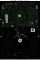 Seagate Barracuda 7200.11 ST3500820AS 9BX134-568 08421 KRATSG SD81 SATA back side