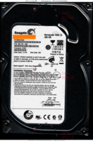 Seagate Barracuda 7200.12 ST3320418AS 9SL14C-302 11116 WU CC38 SATA front side