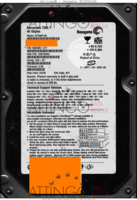 Seagate Barracuda 7200.7 ST340014A 9W2005-311 04235 WU 3.06 PATA front side