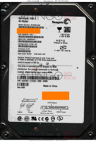 Seagate Barracuda 7200.7 ST340014AS 9W2015-633 06104 WU 8.12 SATA front side