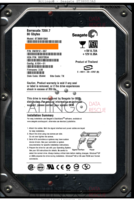 Seagate Barracuda 7200.7 ST380013AS 9W2812-007 05444 TK 3.00 SATA front side