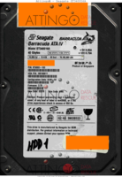 Seagate Barracuda ATA IV ST340016A 9T6002-103 02376 AMK 3.75 PATA front side