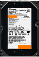 Seagate Barracuda ATA IV ST340016A 9T6002-132 03121 AMK 3.75 PATA front side