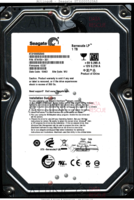 Seagate Barracuda LP ST31000520AS 9TN154-301 10463 WU CC32 SATA front side