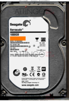 Seagate Barracuda ST1000DM003 1CH162-306 14216 TK CC49 SATA front side