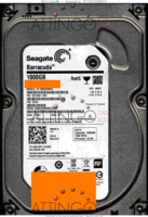 Seagate Barracuda ST1000DM003 1CH162-501 13431 TK CC44 SATA back side