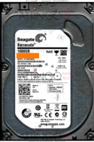 Seagate Barracuda ST1000DM003 9YN162-500 12413 SU CC4B SATA front side