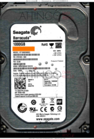 Seagate Barracuda ST1000DM003 9YN162-500 13055 TK CC4B SATA front side