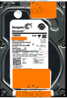 Seagate Barracuda ST1500DM003 9YN16G-500 12432 SU CC4B SATA front side