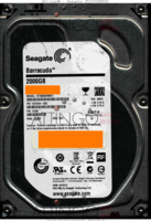 Seagate Barracuda ST2000DM001 1CH164-302 13323 WU CC26 SATA front side