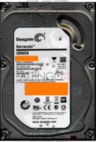 Seagate Barracuda ST2000DM001 1CH164-305 14197 SU CC27 SATA front side