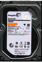 Seagate Barracuda ST2000DM001 1CH164-305 13431 TK CC27 SATA front side