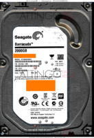 Seagate Barracuda ST2000DM001 1CH164-305 14166 SU CC27 SATA front side