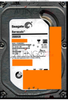 Seagate Barracuda ST2000DM001 1CH164-505 13327 WU CC44 SATA front side