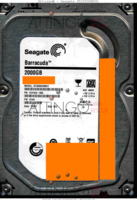 Seagate Barracuda ST2000DM001 1CH164-505 13327 WU CC44 SATA front side