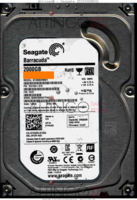 Seagate Barracuda ST2000DM001 1CH164-510 14216 WU CC27 SATA front side