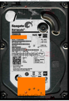 Seagate Barracuda ST2000DM001 1CH164-510 14412 WU CC27 SATA back side