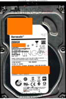 Seagate Barracuda ST2000DM001 1CH164-543 13475 SU CC76 SATA front side