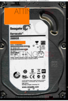 Seagate Barracuda ST2000DM001 1E6164-570 14443 WU SC48 SATA front side