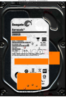 Seagate Barracuda ST2000DM001 9YN164-300   CC47 SATA front side