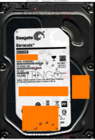 Seagate Barracuda ST2000DM001 9YN164-300 12234 TK CC47 SATA front side