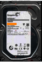 Seagate Barracuda ST2000DM001 9YN164-300 12234 TK CC47 SATA front side