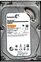 Seagate Barracuda ST2000DM001 9YN164-302 12343 TK CC4C SATA front side