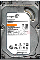 Seagate Barracuda ST2000DM001 9YN164-302 12343 TK CC4C SATA front side