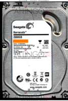 Seagate Barracuda ST2000DM001 9YN164-302 12343 TK CC4C SATA front side