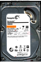 Seagate Barracuda ST2000DM001 9YN164-302 12343 TK CC4C SATA front side